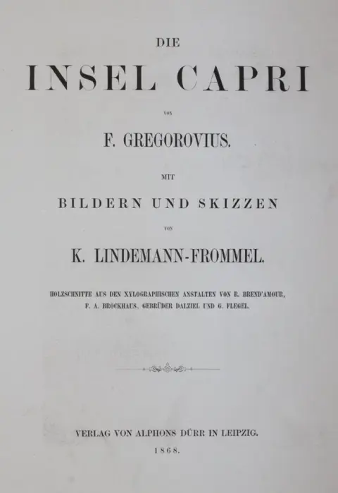 Gregorovius,F. – Die Insel Capri