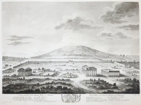 Major,T. – Les Ruines de Paestum ou de Posidonie, dans la Grande Greece