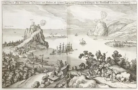 Merian,M. – Topographia Italiae, "Topographia Italiae,..." und Topographia Helvetiae,..., Zwei Werke in einem Bd.: 1