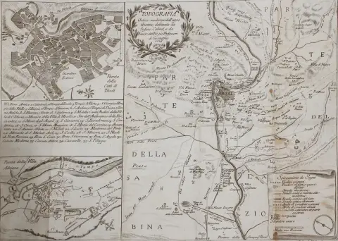 Cabral,S. – Delle Ville e de' piu' Notabili Monumenti Antichi della Citta', e del Territorio di Tivoli..