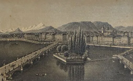 Souvenirs de la Suisse, drawings from nature