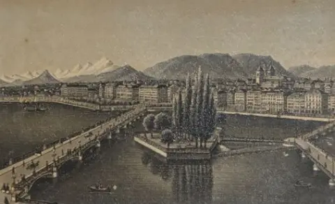Souvenirs de la Suisse, drawings from nature