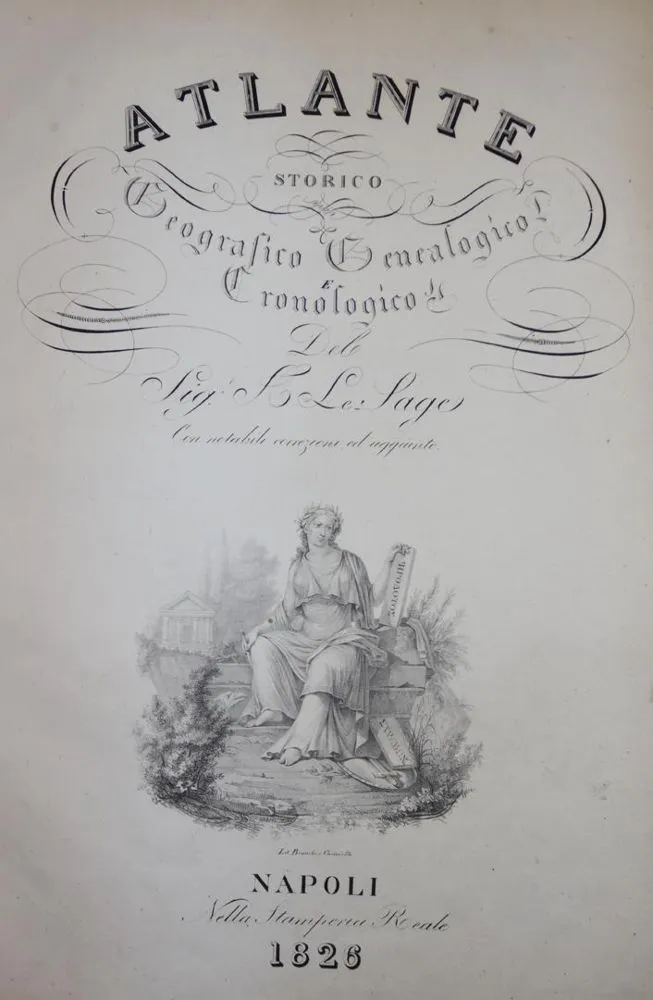Le Sage,A.R. – Historický, geografický, genealogický, chronologický a literární atlas