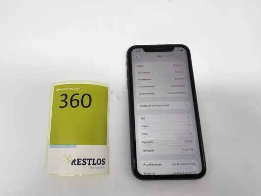 iPhone 11 128GB schwarz
