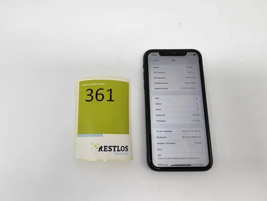iPhone XR 64GB schwarz