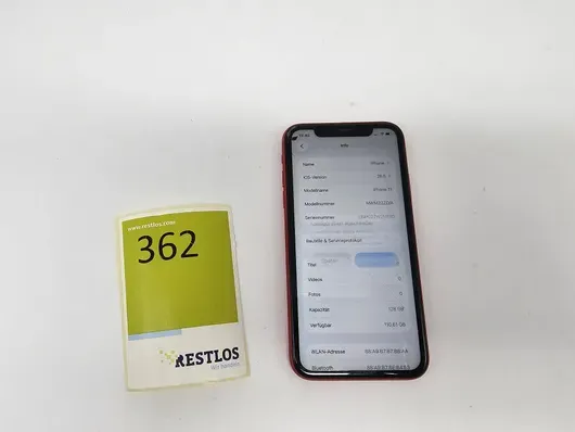 iPhone 11 128GB czerwony
