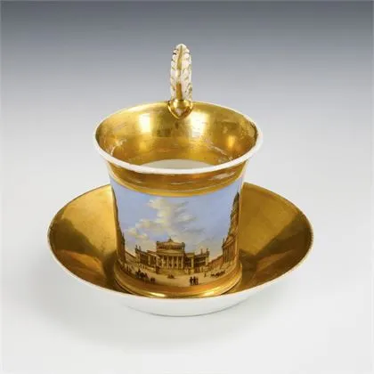 Tasse à vue "Das Schauspielhaus in Berlin". KPM Berlin