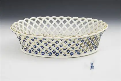 Barok mandje. Meissen