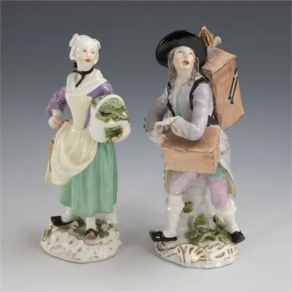2 Parijse omroepers. Meissen