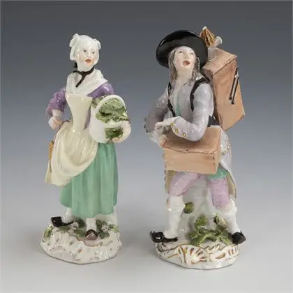 2 Parijse omroepers. Meissen