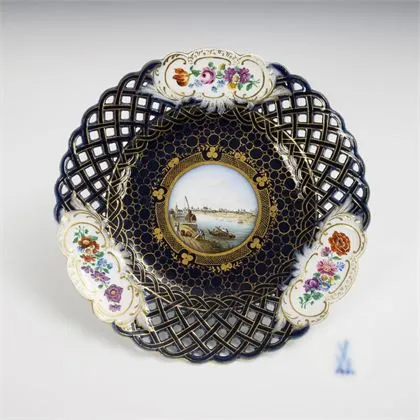 Assiette à vue "Cölln.". Meissen