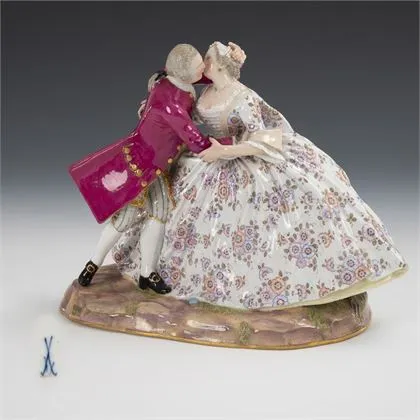 Groupe d'amoureux. Meissen