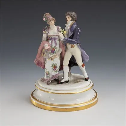 Groupe costumé. Meissen