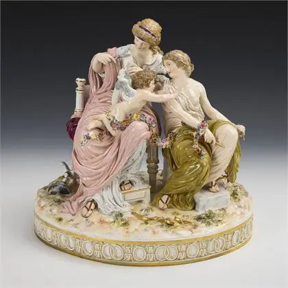 "Amor v nesnázích". Meissen