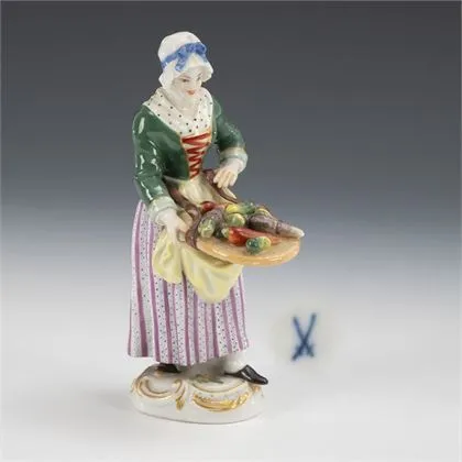 Gemüsehändlerin. Meissen
