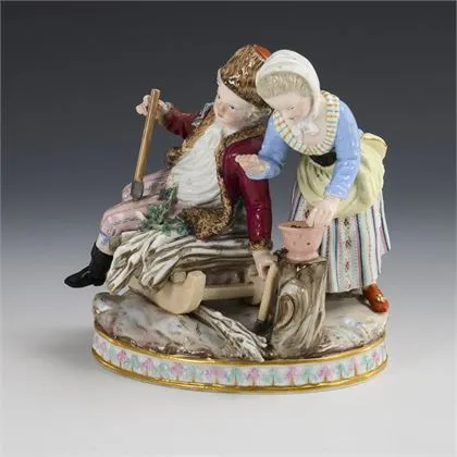 Alegorie zimy. Meissen