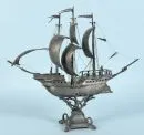 Stolní dekorace - plachetnice "Christoph Columbus - Caravele St. Maria"