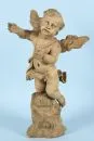 Angel – wood (stripped), on cloud base, H= 60 cm, 18th c., hands damaged;