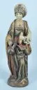 Sainte Élisabeth – bois évidé et polychrome, sur socle, H= 77 cm, XXe s.