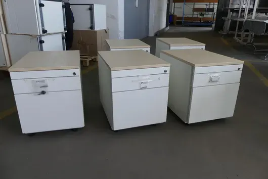5x König + Neurath - Schreibtischcontainer