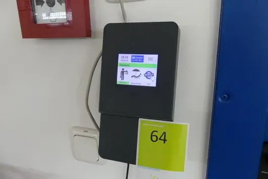 Time recording and access control terminal