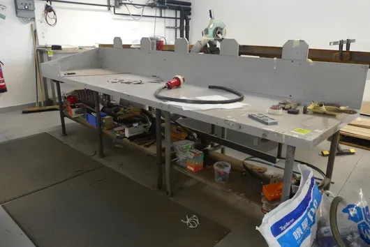 Workbench, with contents