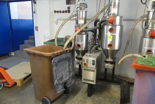 Digicolor - Drying and conveying system with 2x barrel