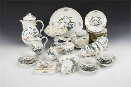 Koffieservies "Indisches Astmuster". Meissen