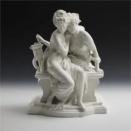 Biscuitsculptuur: "La Confidence"