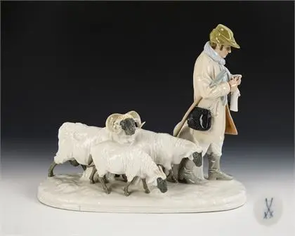 Skupina pastýřů. Meissen