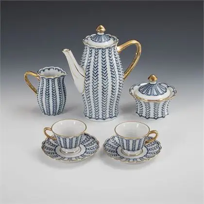 Mokka servies "Viktoria". Burgau
