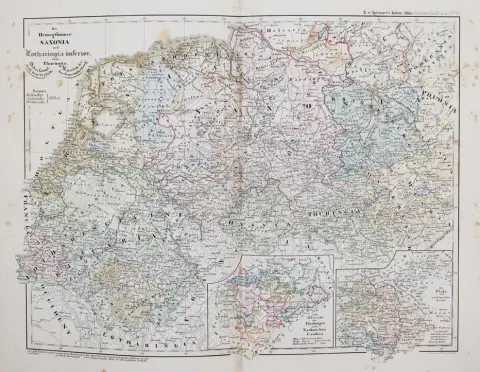Spruner,K.v. – Historisch-geographischer Hand-Atlas zur Geschichte Asiens, Africa's, America's und Australiens