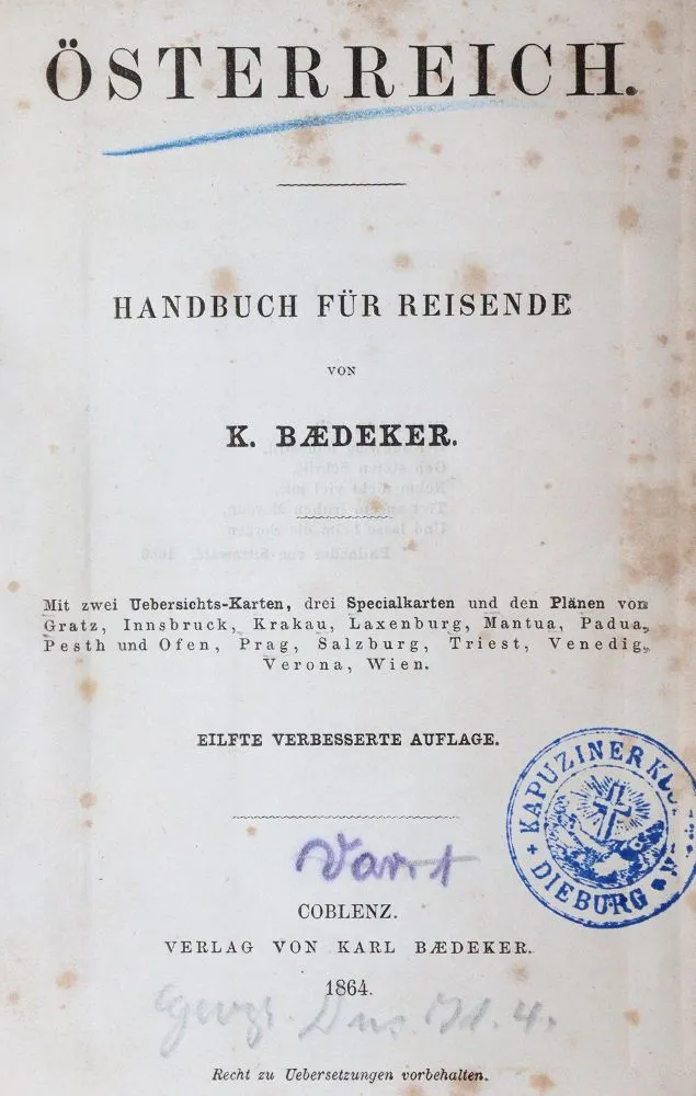 Österreich. – Handbuch für Reisende