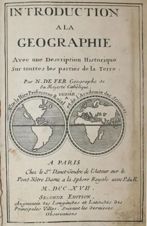 Fer,N.de – Introduction a la Geographie avec une description historique sur touttes les parties de la terre