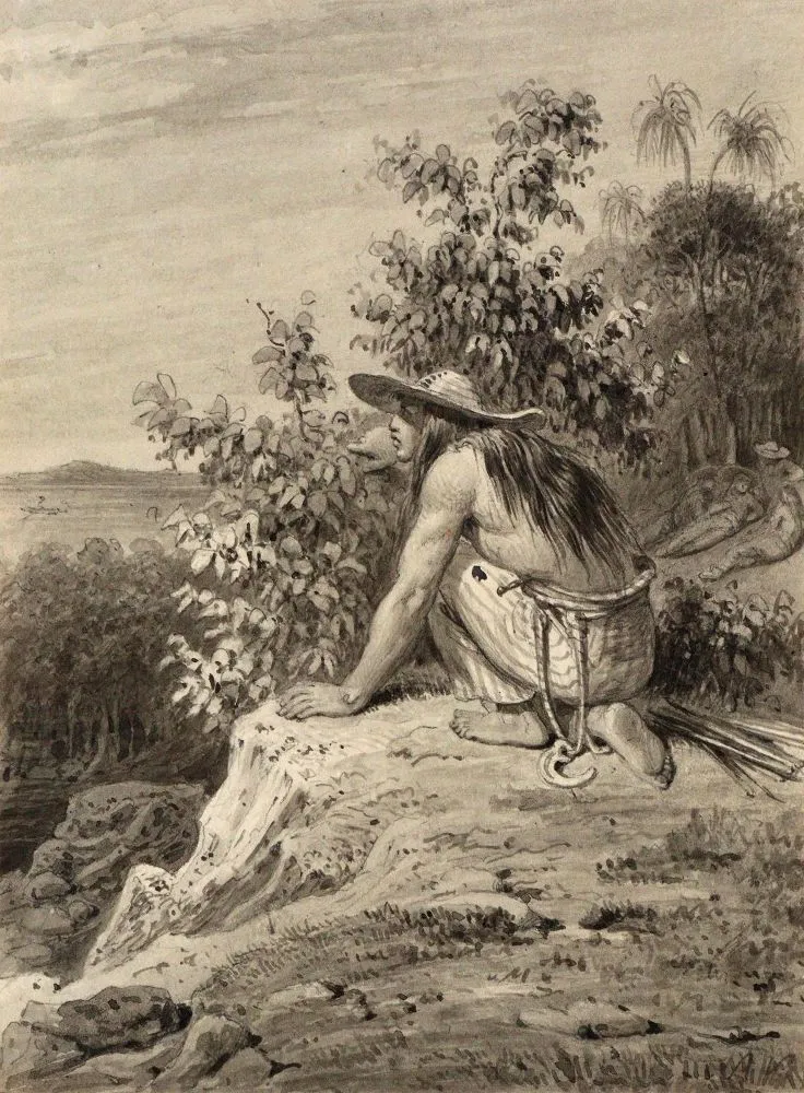 Dayak auf Borneo. – 2 Bll