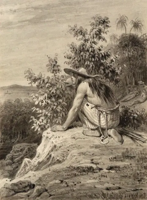 Dayak auf Borneo. – 2 Bll