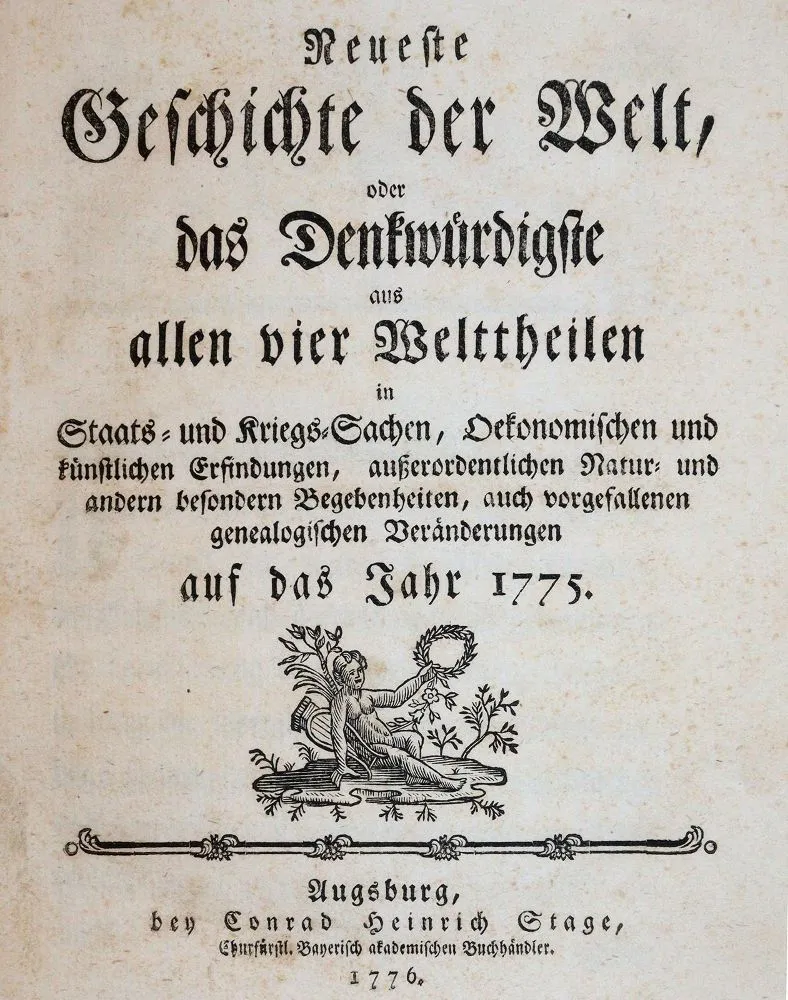 Neueste Geschichte der Welt – aneb nejpamětihodnější ze všech čtyř světadílů
