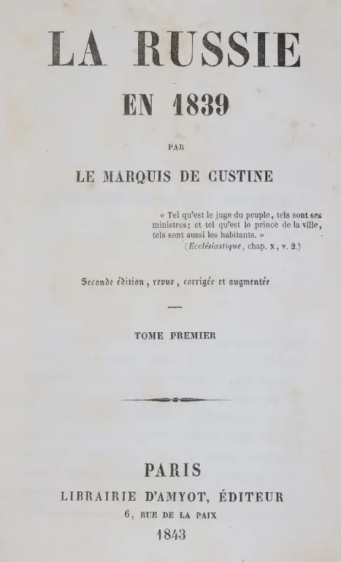 Custine,A.P.de. – La Russie en 1839