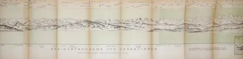 Steudel,A. – Panorama górskie Überlingen, wykonane w 1875