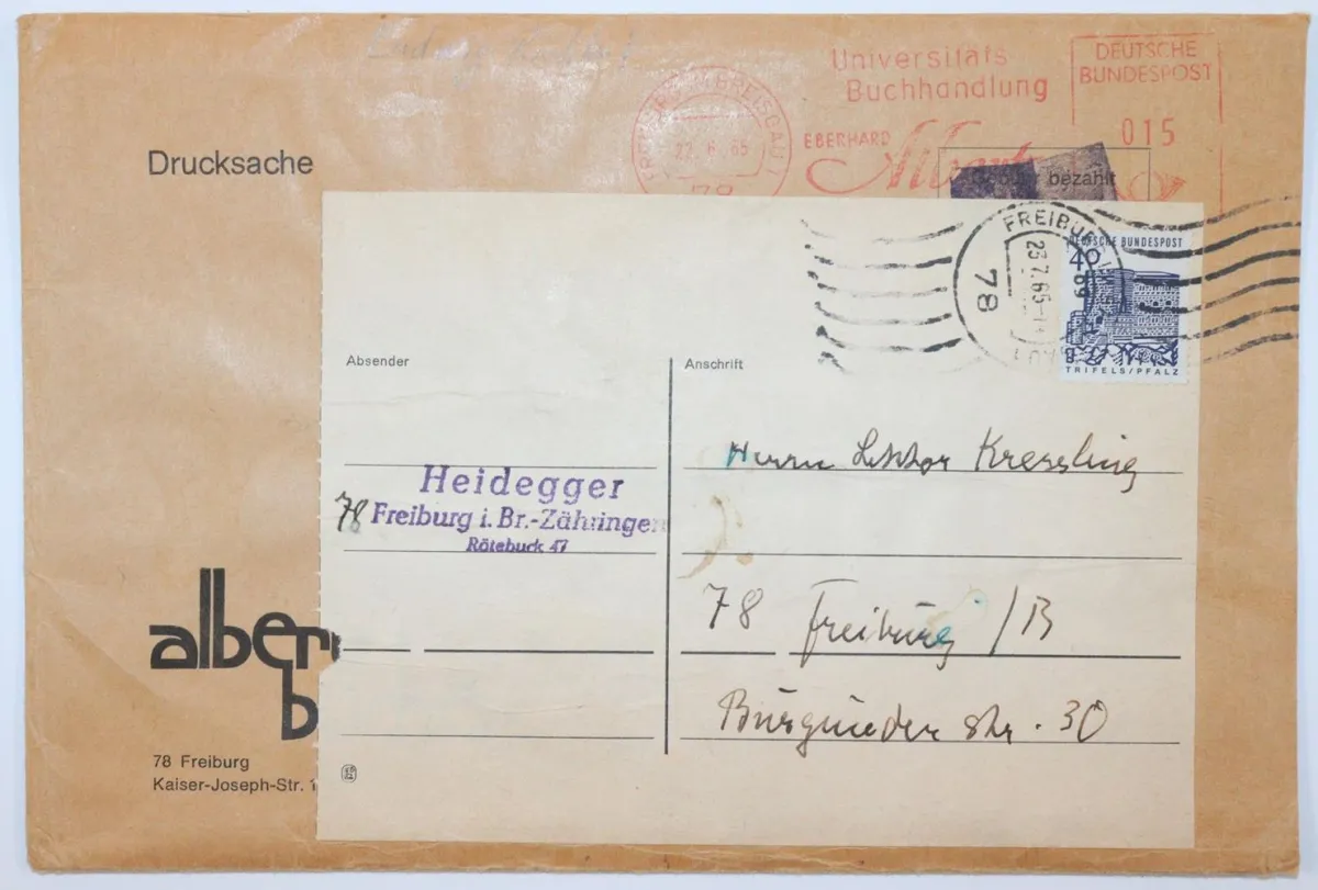 Heidegger, Martin – (1889 Meßkirch - Freiburg 1976) German philosopher