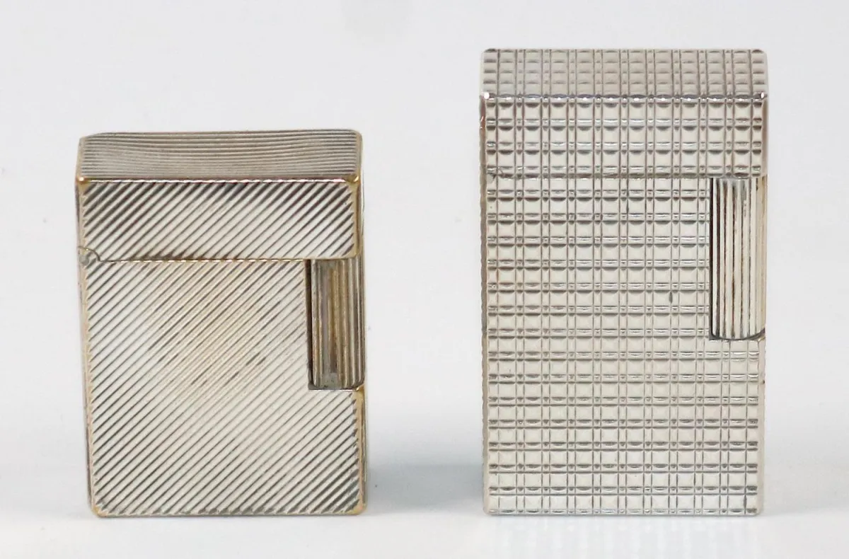 Dupont – Dva postříbřené zapalovače, S.T. Dupont