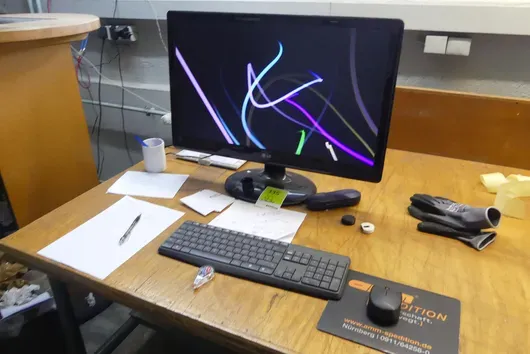 Lot of technical equipment, without printer