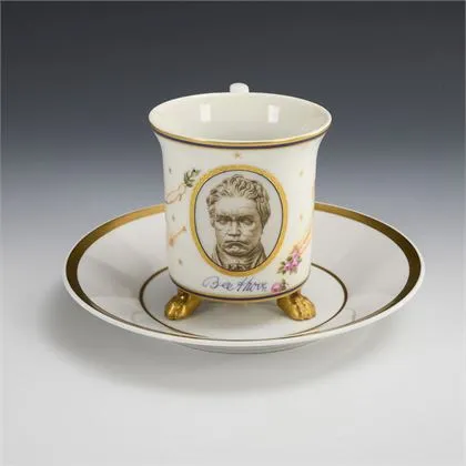 Portretkop: Beethoven. KPM Berlin