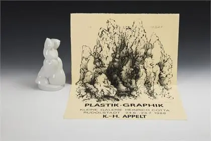 APPELT, Karl-Heinz (1940 Radebeul - 2013 Kahla). "Sich umwendender Torso" a plakát