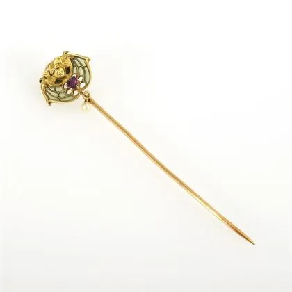 Jugendstil-Schmucknadel