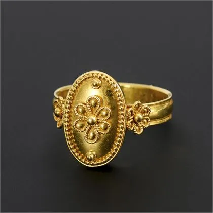 Кольцо в стиле Etruscan Revival