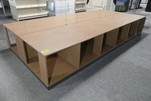 6x stelling/verkooptafel