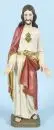 Jésus bénissant – figure en bois, polychrome, sur socle, H= 60 cm, 20e s., socle collé