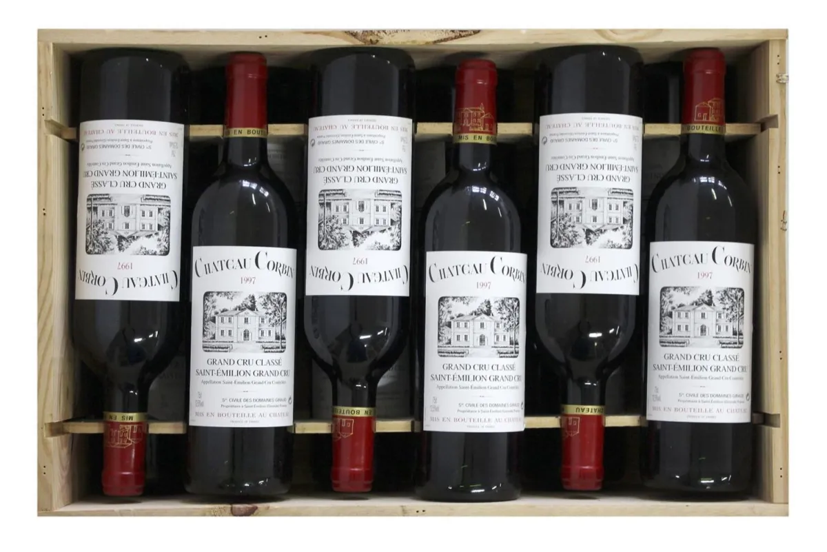 Chateau Corbin 1997 – 12 butelek, St Emilion Grand Cru, Soc