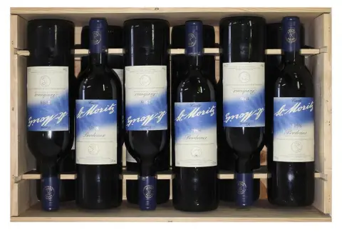 Cuvee St. Moritz 1998 Bordeaux – 12 bottles, Domaines Barons de Rothschild (Lafite), very well stored